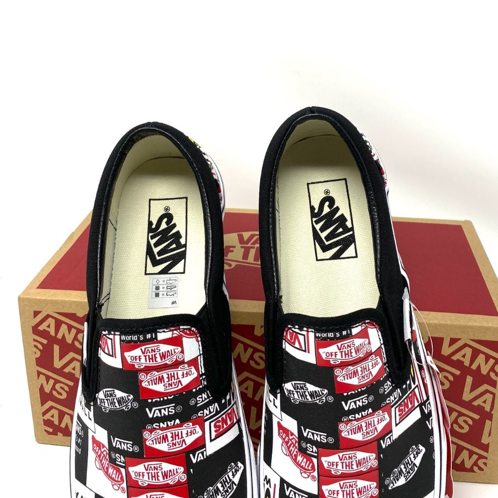 💖MEGA SALE💖Vans Classic Slip Label Mix Black Casual Women VN0A4BV3V9A - Picture 5 of 11